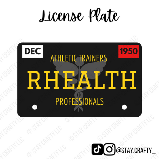 License Plate - Sticker