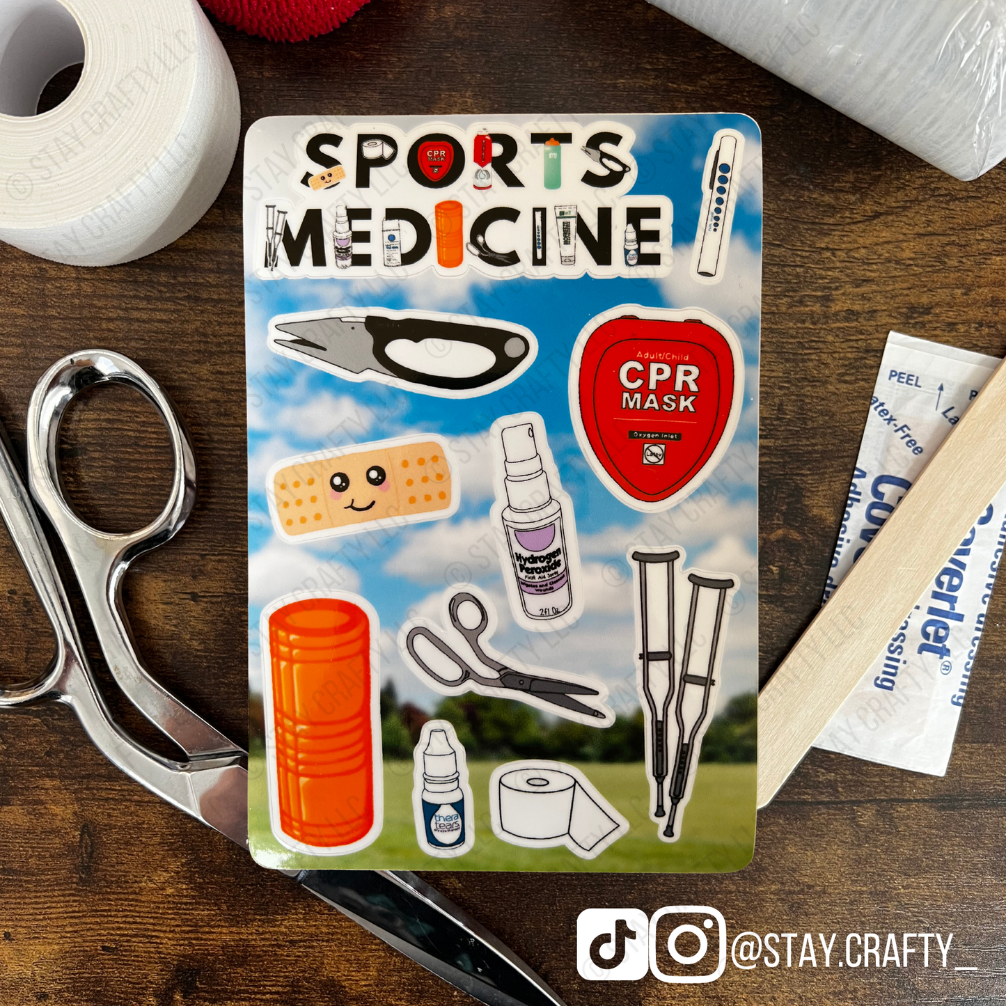 Sports Medicine Sticker Sheet - Sticker