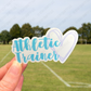Blue/Purple AT with Heart - Sticker