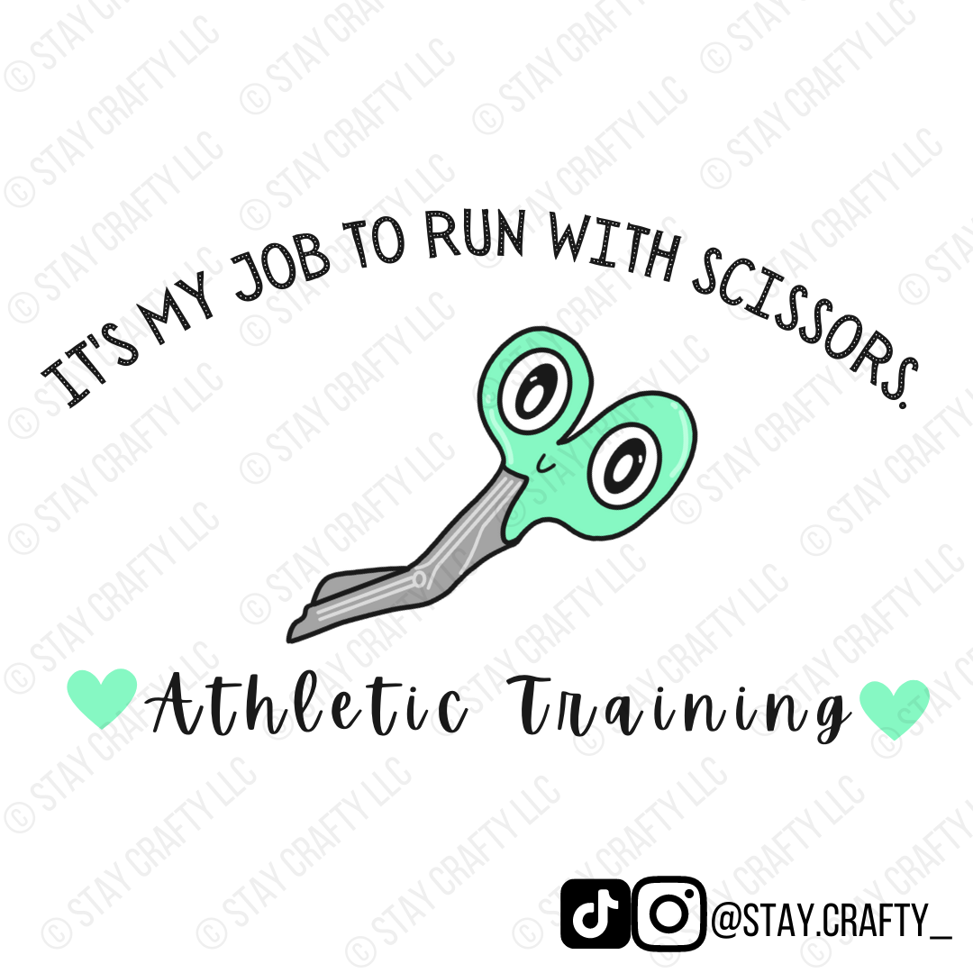 It's My Job to Run with Scissors - Sticker