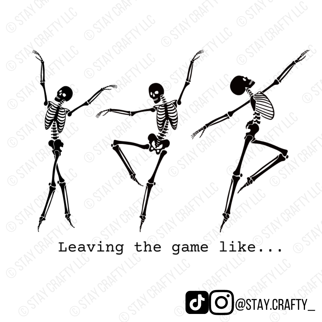 Leaving the game like... - Sticker