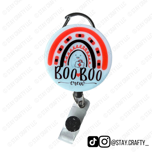 Red Boo Boo Crew - Badge Reel