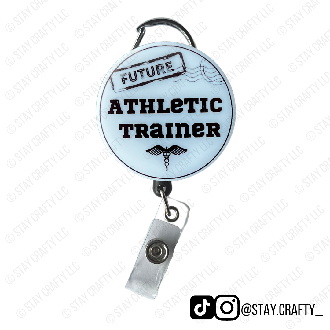 Stamped Future Athletic Trainer - Badge Reel