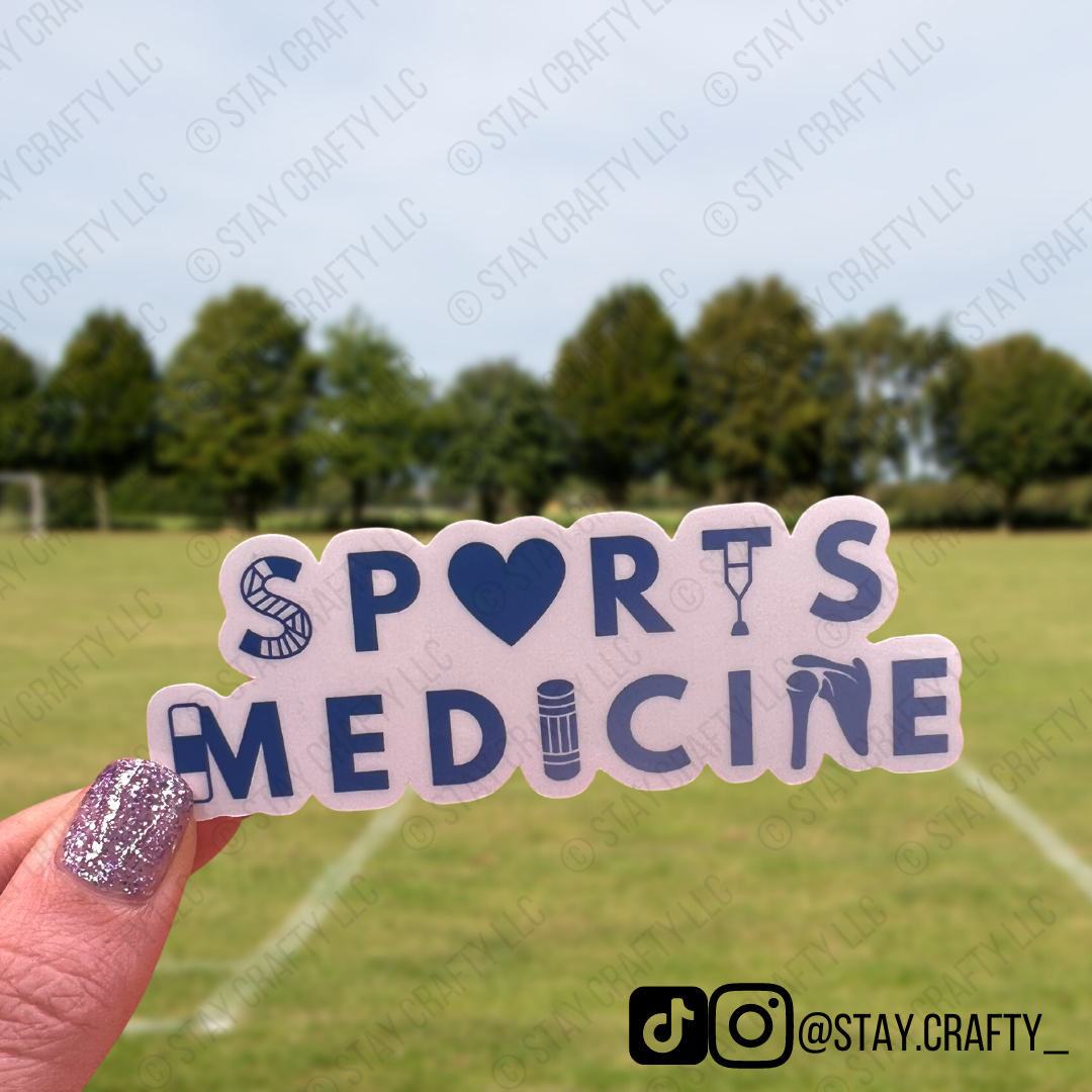 Sports Medicine Blue Ombre - Sticker